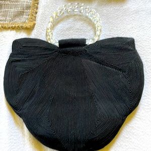 Corde vintage 40’s  bag with LUCITE handles